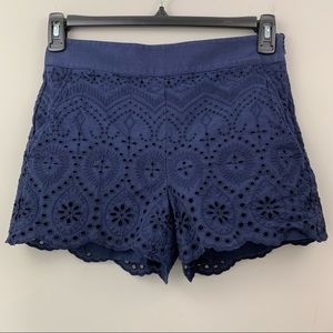 Loft shorts- navy blue